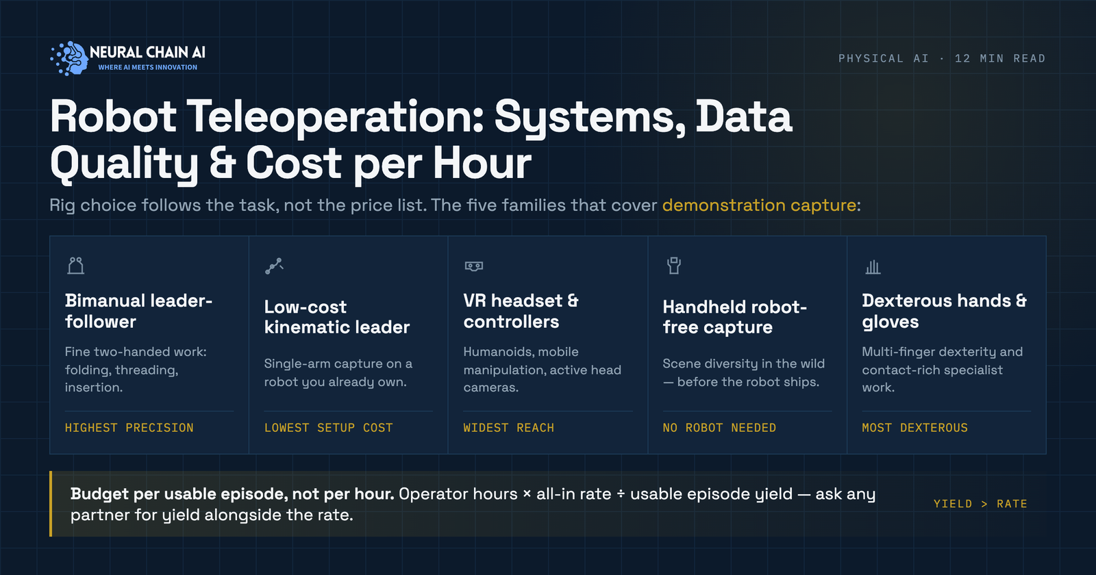 Robot Teleoperation Systems Cost
